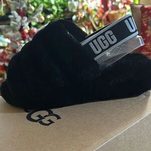 NWB… UGG Fur Sandals